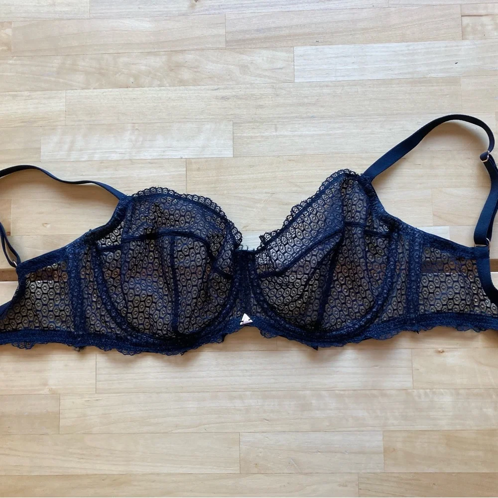 Beija London 30FF black Waves balconette bra - Picture 1 of 4